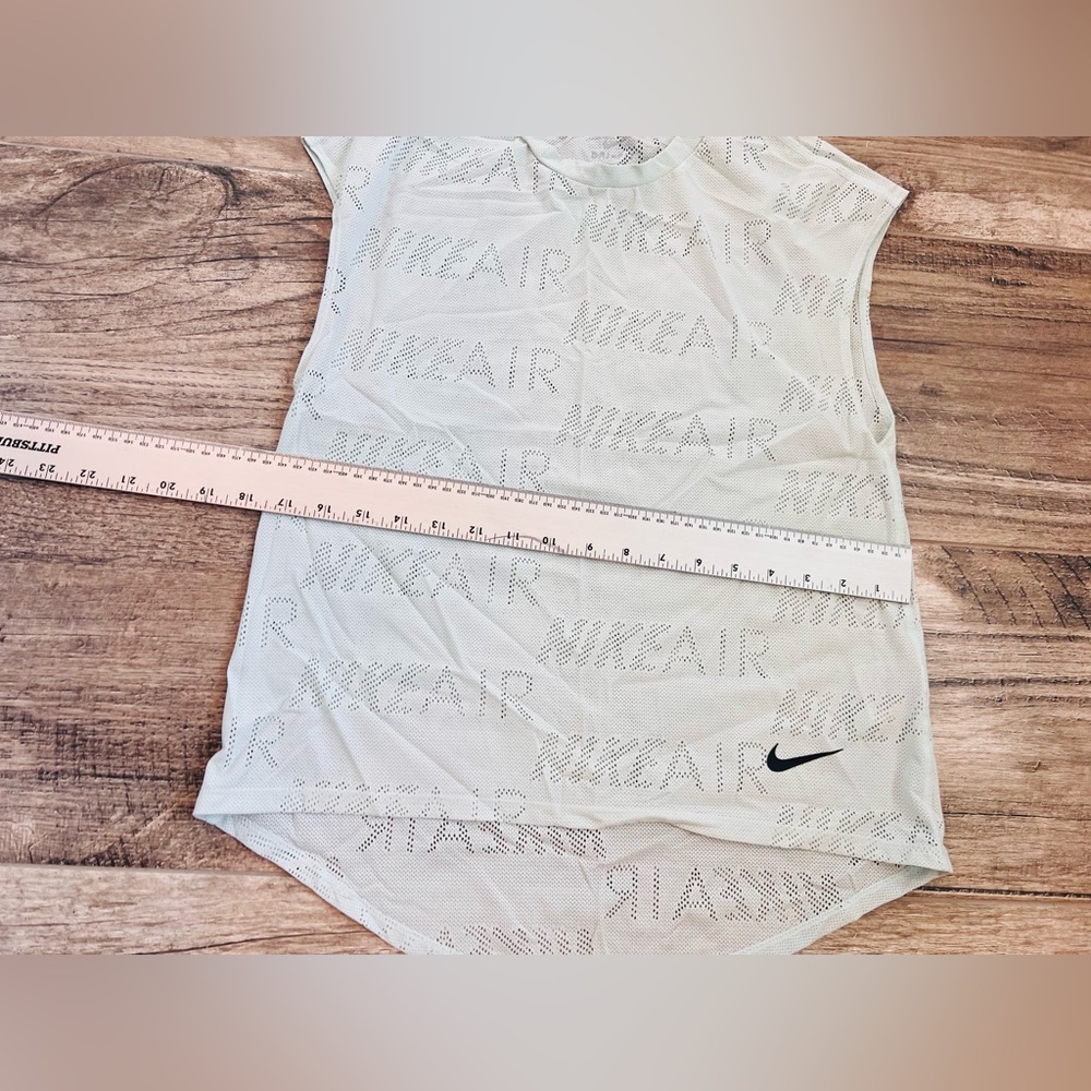 Nike Top Women Outfit Set Small Shorts Tank Top Aeroready Athletic Green #22 - Picture 6 of 11